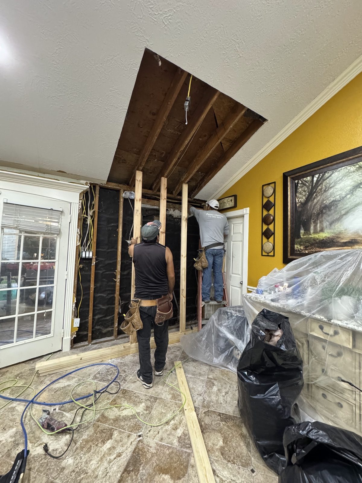 Living space before remodel